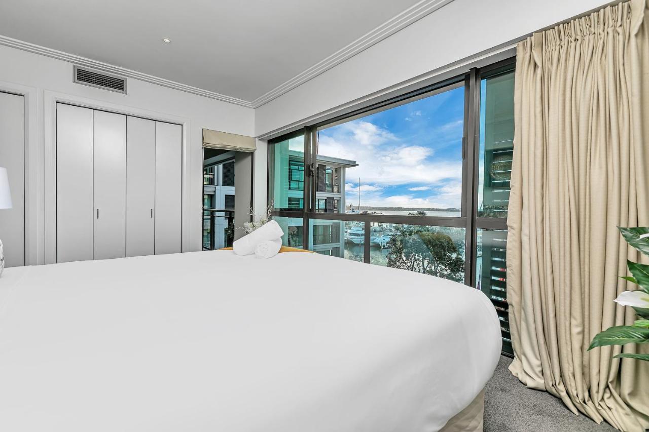 Sunset Harbour Sanctuary + Cp Appartement Auckland Buitenkant foto